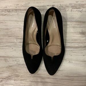 BeautiFeel suede baby heels size 36 US 5.5